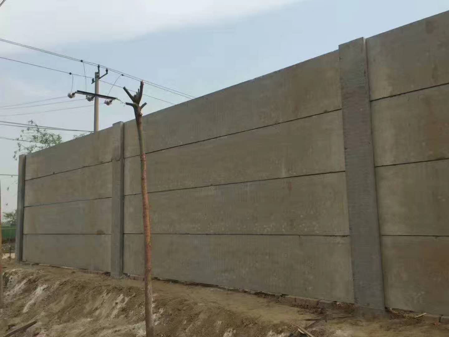 8cm厚度水泥板围墙